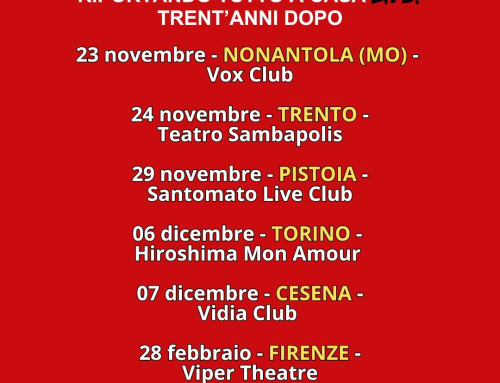 Riparte tra novembre e dicembre il tour celebrativo di “Riportando tutto a casa 30 anni dopo” con una formazione ancora più speciale!